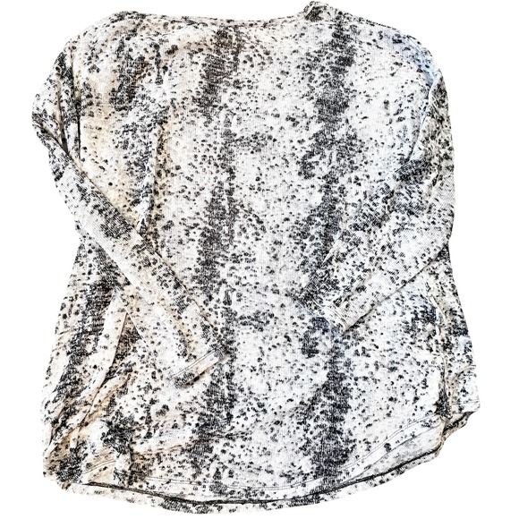 Two by Vince Camuto Gray and Black Marled Knit Sweater Plus Size 2x - Picture 3 of 8